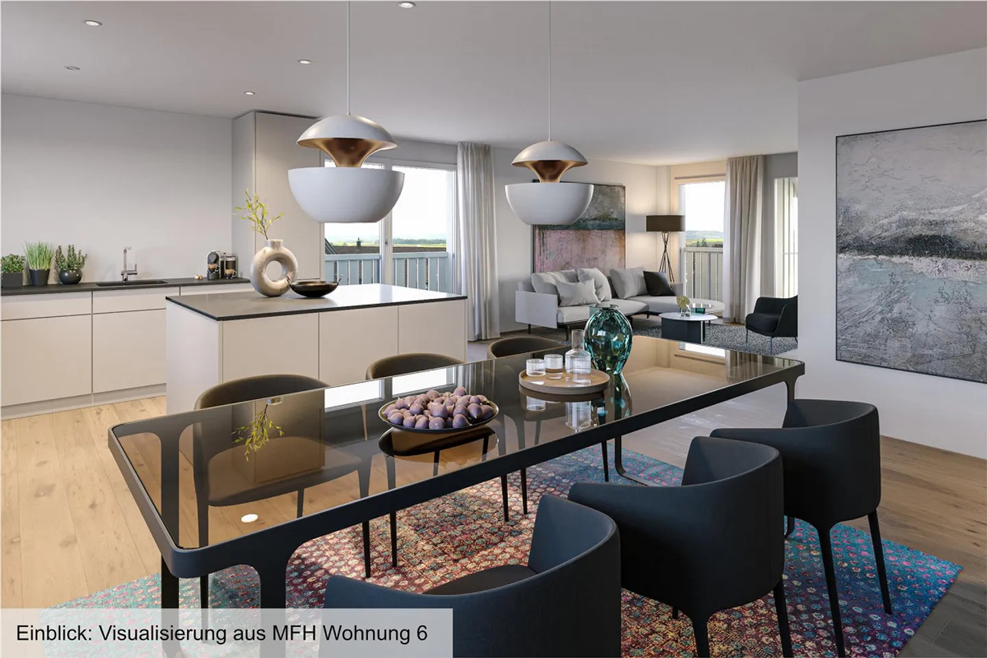 Nuovo progetto di costruzione: Appartamento moderno di 3,5 stanze a Doerflingen - Foto 2 di 4