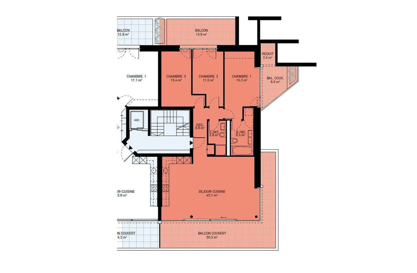 Nuova promozione: appartamento di 4,5 locali con balconi coperti - Foto 8 di 8