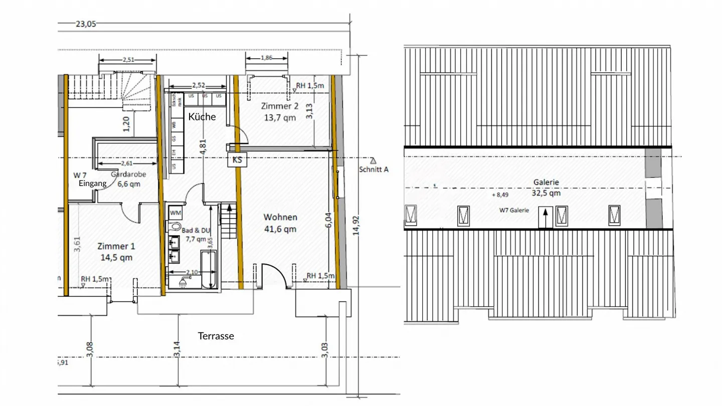 Exklusive Maisonette mit Terrasse - Foto 11 von 14