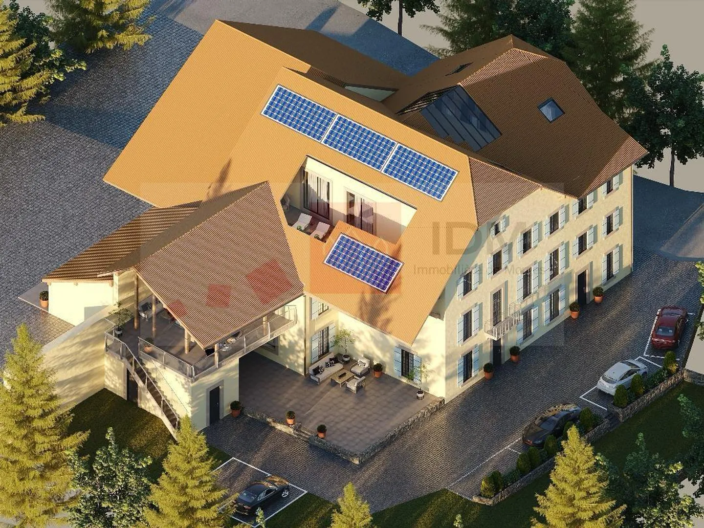 Appartamento triplex di 3,5 locali con giardino - Foto 4 di 10