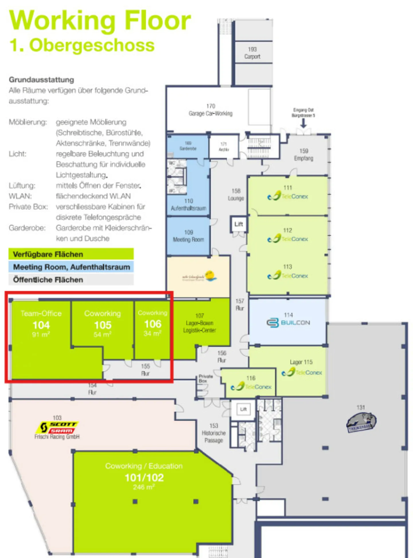 Privates Büro mit Co-Working-Space - Foto 1 von 1