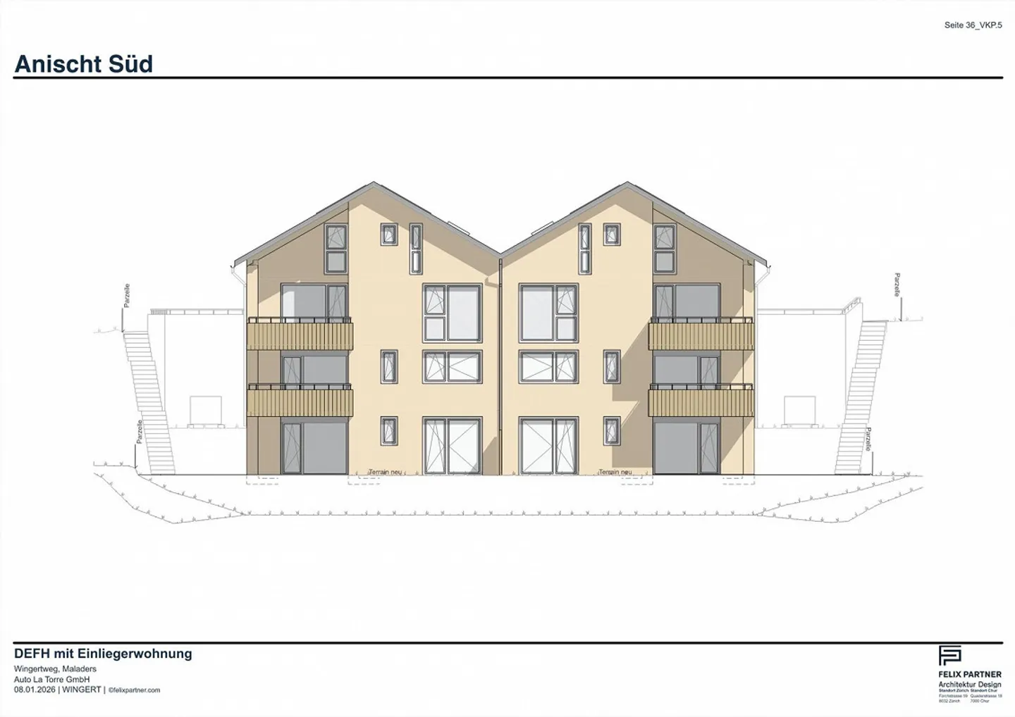 Casa bifamiliare di nuova costruzione con vista libera - nuclei familiari indipendenti - Foto 1 di 6
