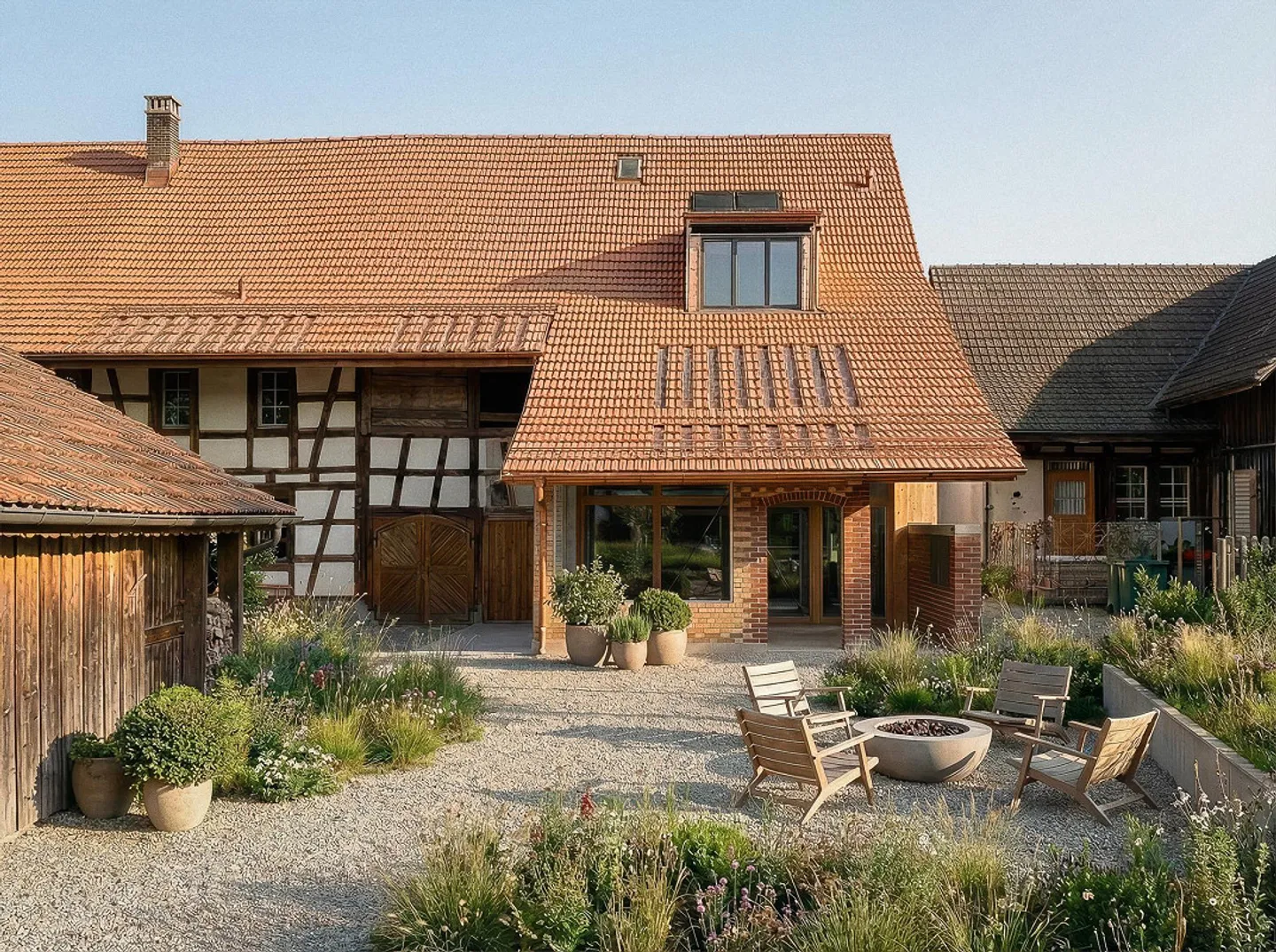 Nuova costruzione Hettlingen — Trasformazione di un fienile in una casa residenziale - Foto 1 di 17