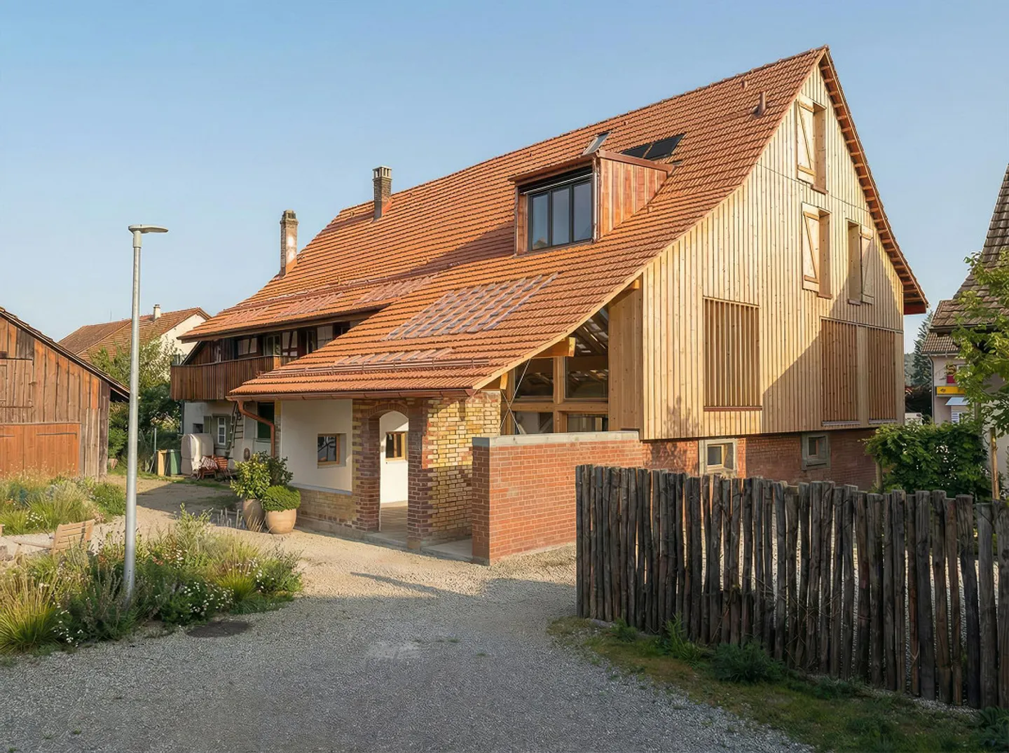 Nuova costruzione Hettlingen — Trasformazione di un fienile in una casa residenziale - Foto 2 di 17