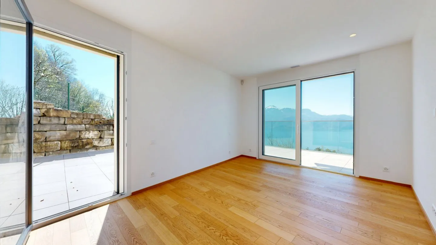Villa contemporanea eccezionale a St-Saphorin (Lavaux) - Vista panoramica sul lago - Foto 6 di 13