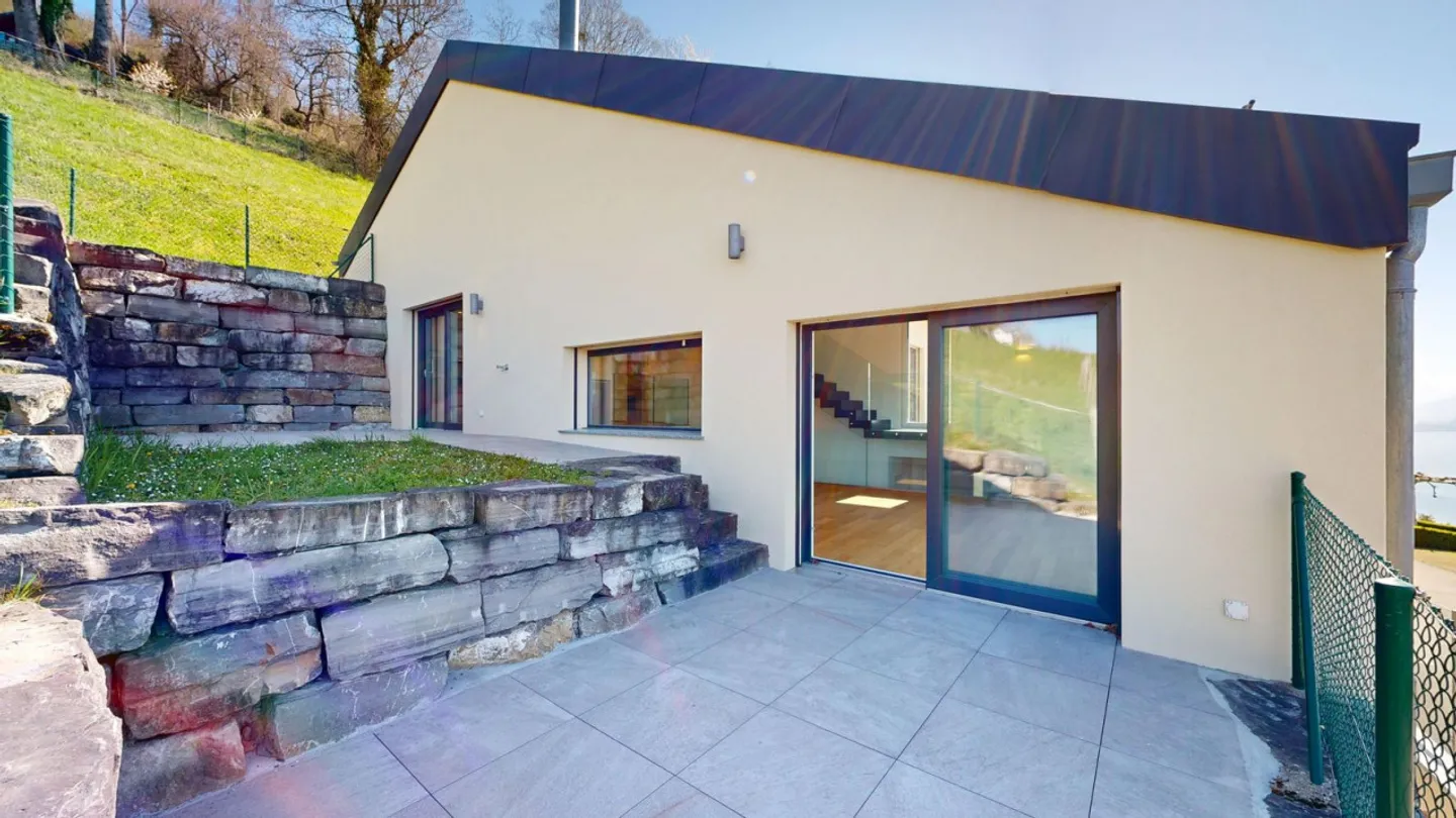 Villa contemporanea eccezionale a St-Saphorin (Lavaux) - Vista panoramica sul lago - Foto 11 di 13