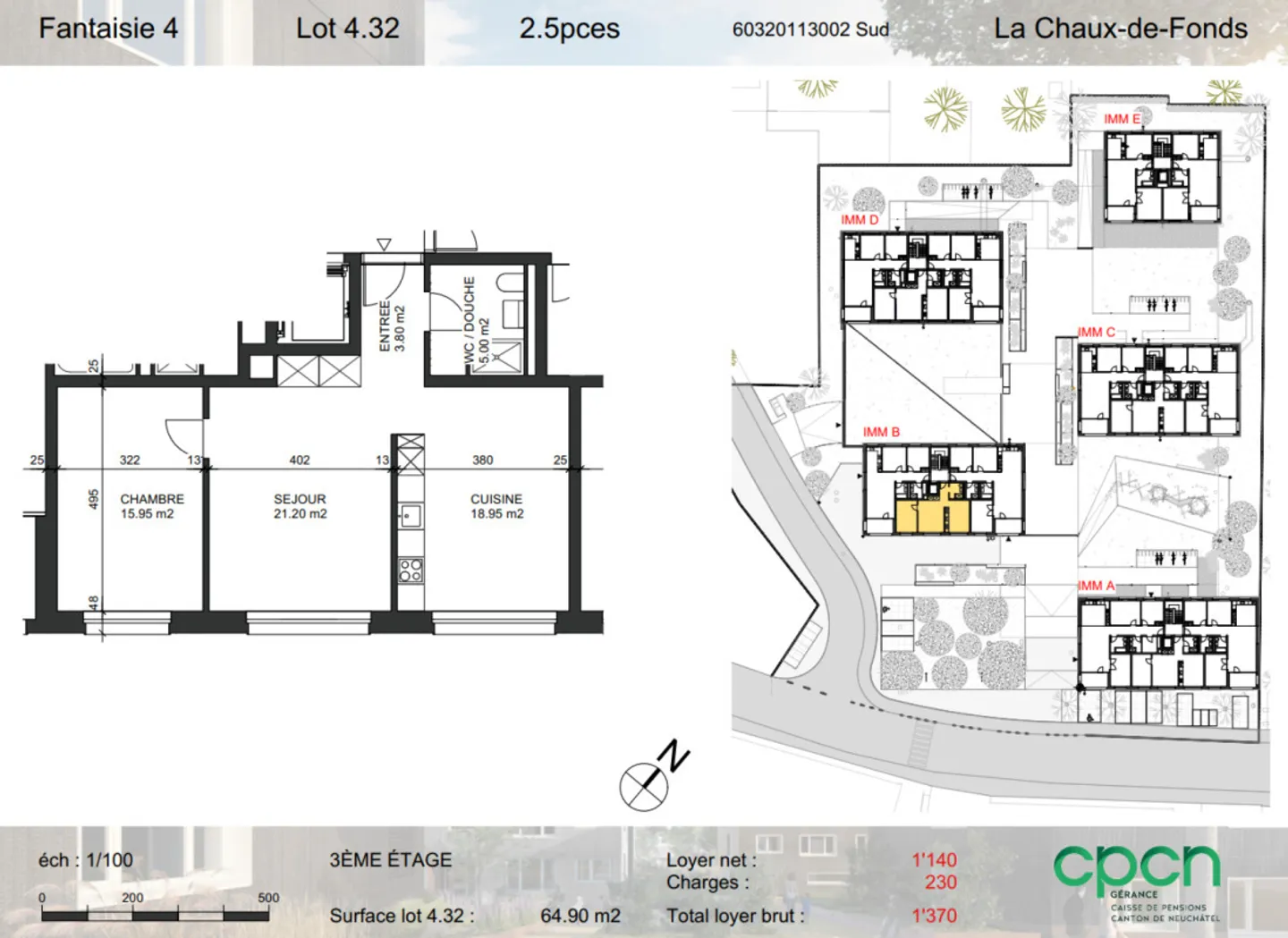 «Sehr schöne 2.5 Zimmerwohnung komplett neu» - Foto 10 di 10