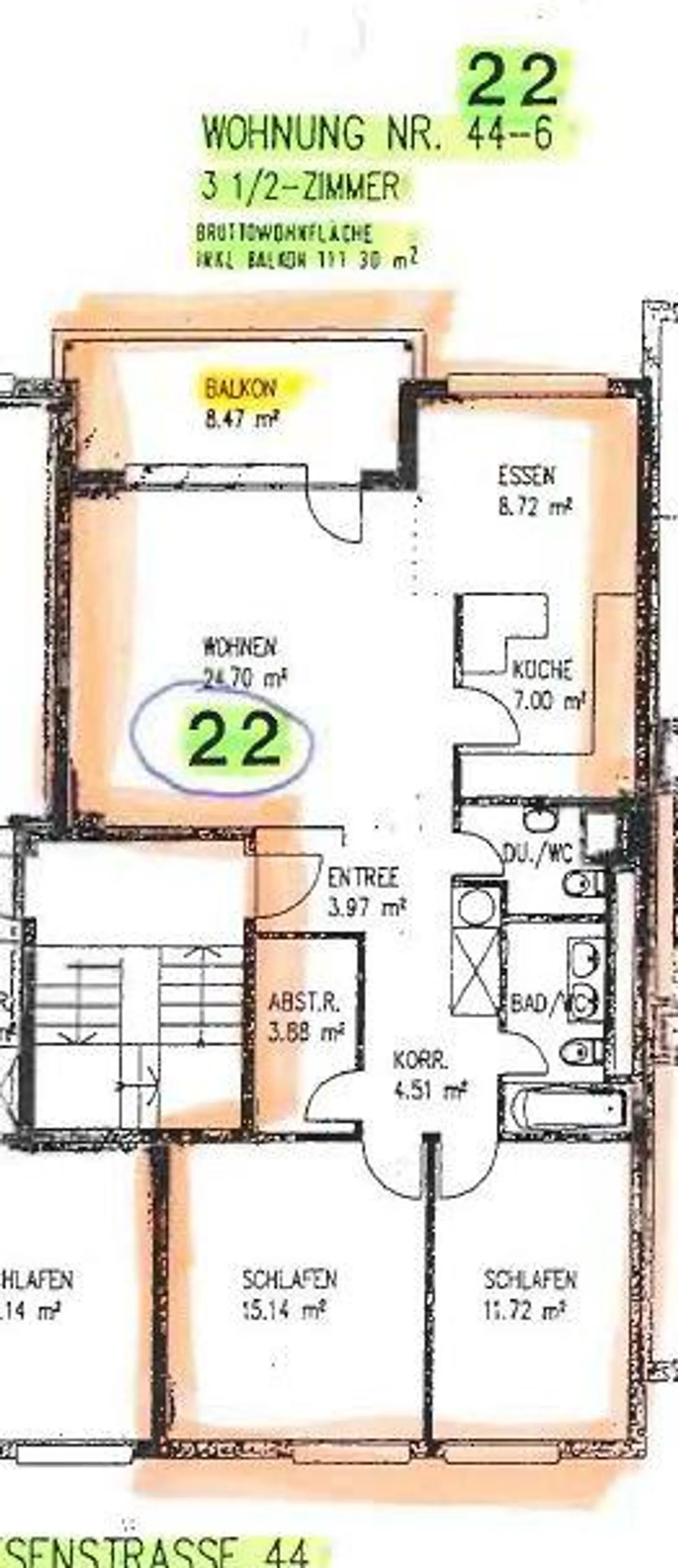Appartement lumineux et spacieux de 3,5 pièces avec belle vue - Photo 12 sur 13