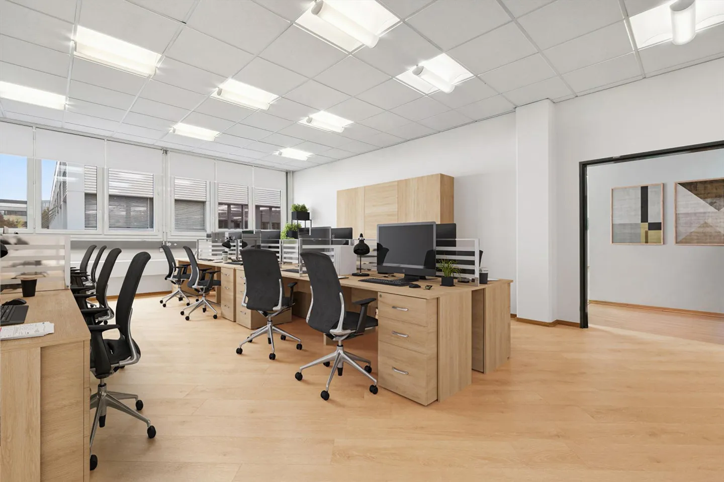 Ideal gelegene Büroflächen in Cham - Mit bestehendem Innenausbau - Foto 2 von 12