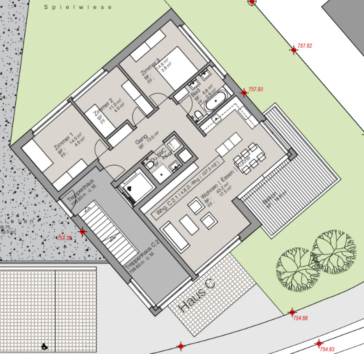 Sviluppo Sonnmatt: Appartamento C 2.1 (2° permesso di soggiorno) - Foto 2 di 41