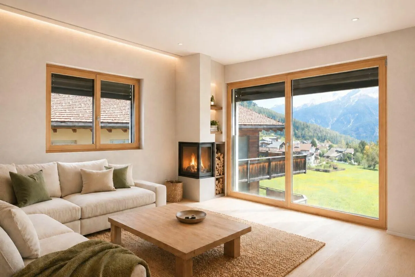 Stilvolle Dachmaisonette mit Bergblick - Foto 1 von 14