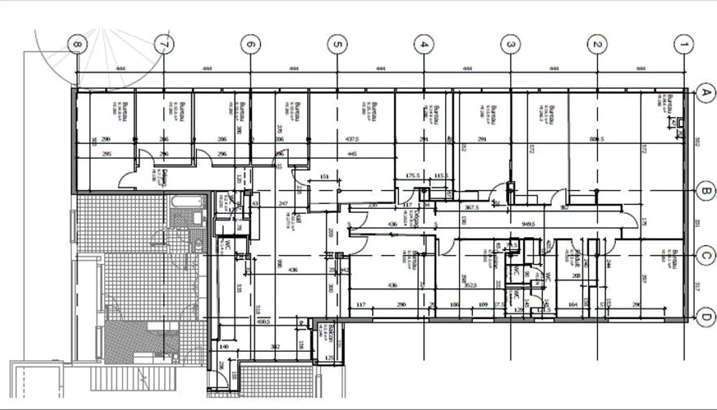 Very bright area - 305m2 offices - Photo 7 of 7