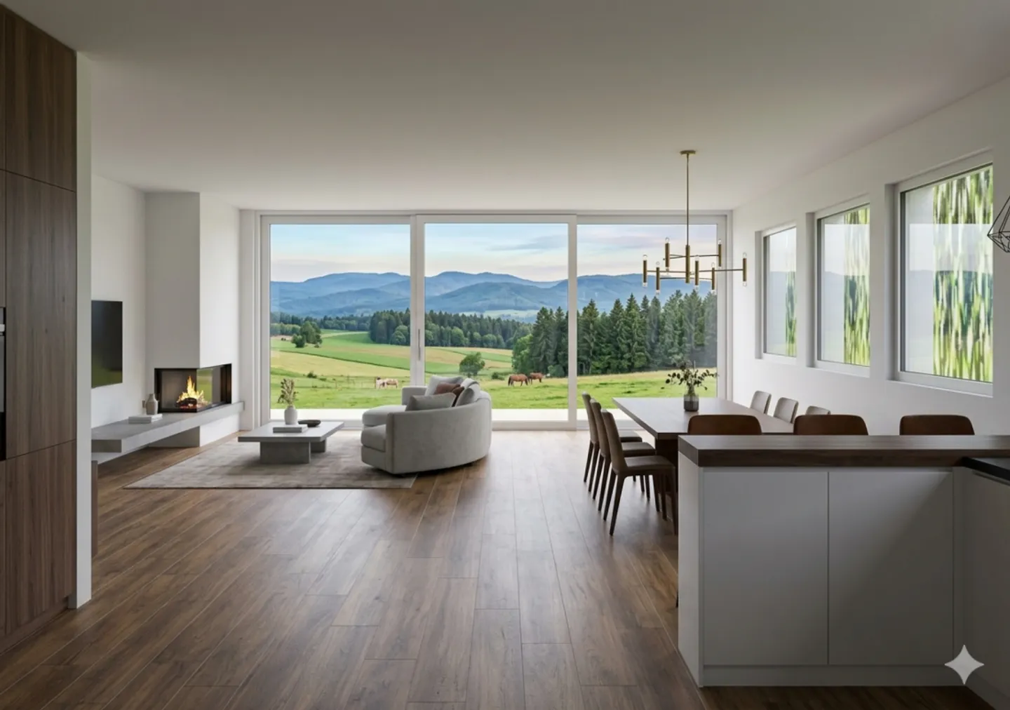 Appartement spacieux en bordure du village - Photo 2 sur 9