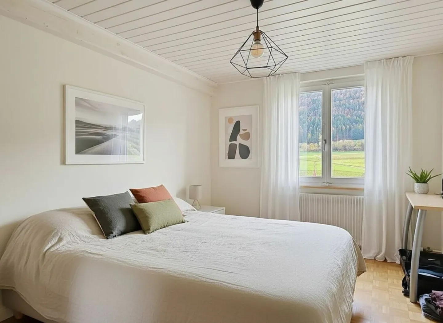 Appartement spacieux en bordure du village - Photo 4 sur 9