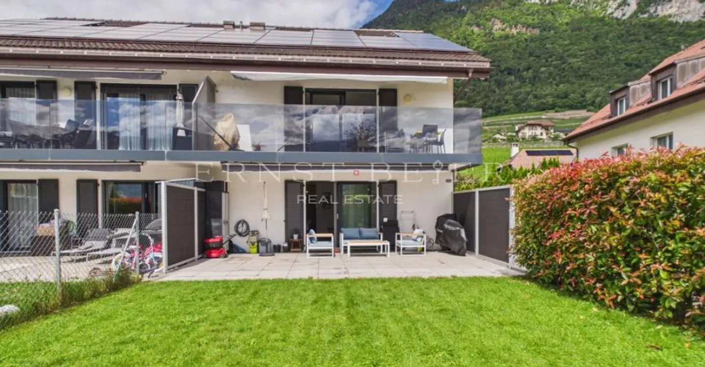 Appartamento 3.5 locali, giardino privato e vista libera sulle montagne... - Foto 2 di 10