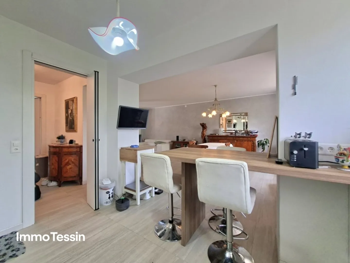 Appartement 2 pièces dans une maison de 4 parties à quelques minutes de Lugano - Photo 5 sur 7