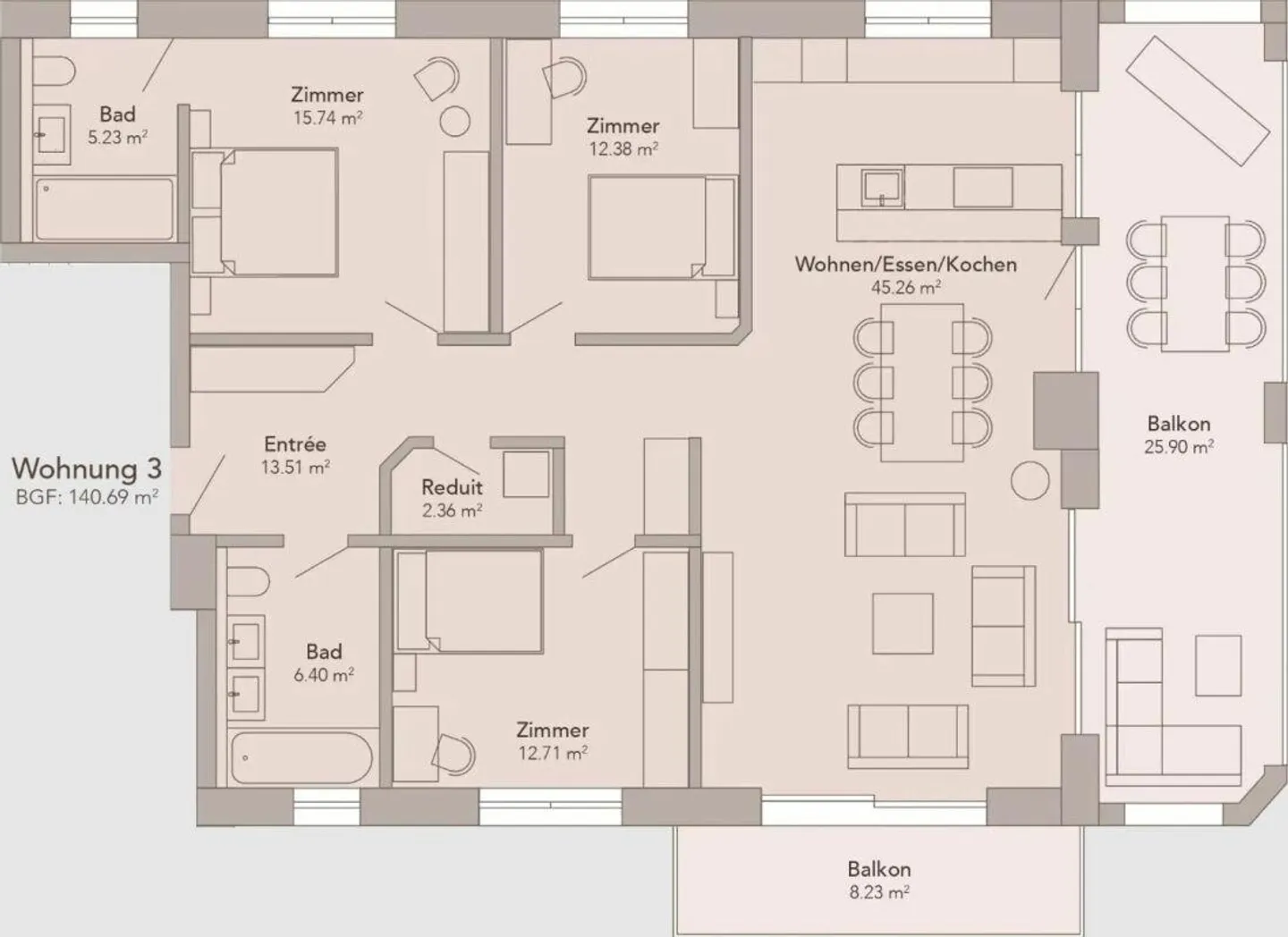 4.5-Zimmer-Wohnung 1. OG ERSTWOHNSITZ - Foto 5 di 9