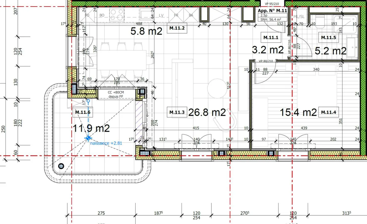 Prairie 4 - Appartement 2.5 pièces au 2ème étage - Photo 11 sur 12