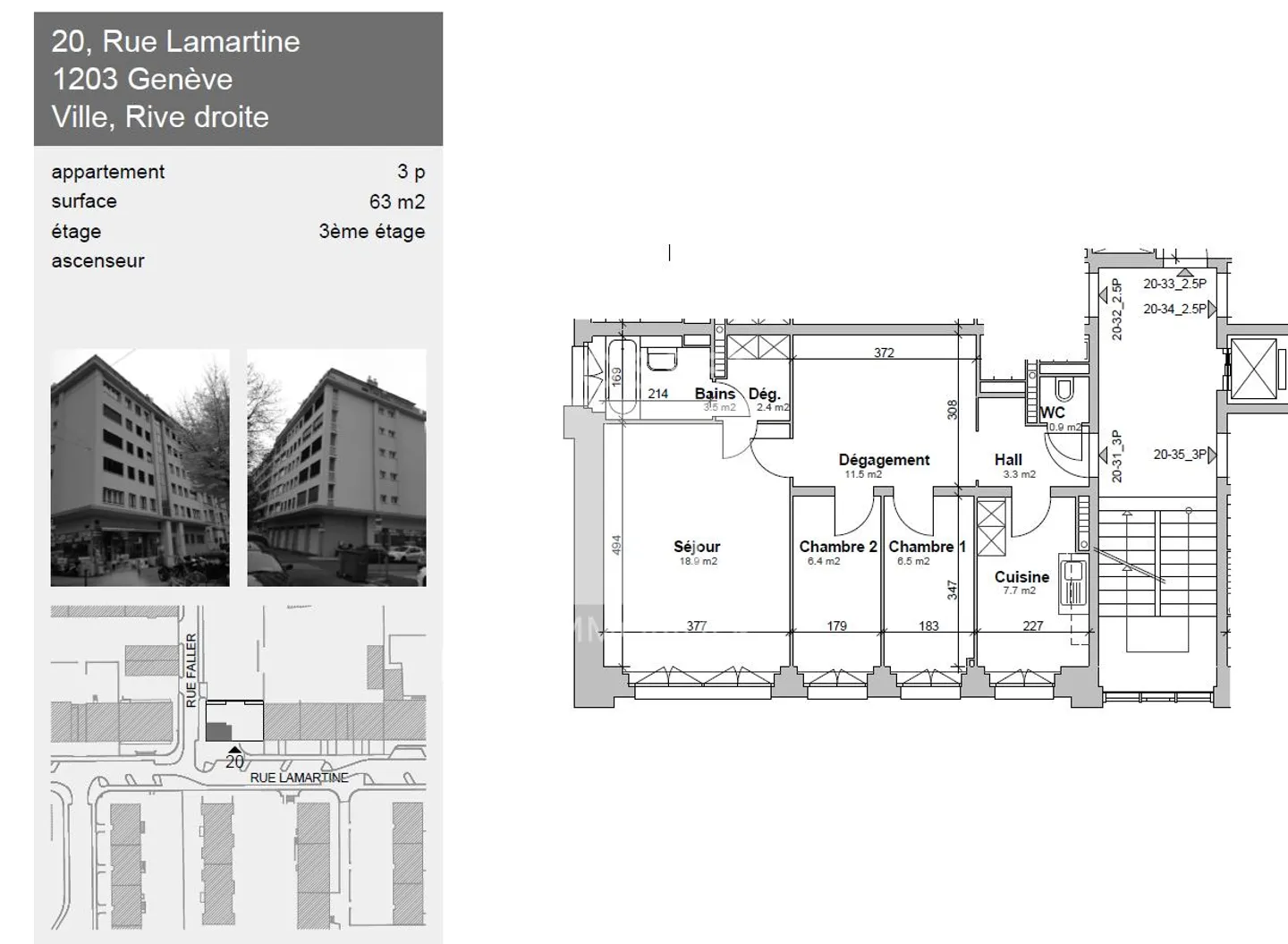 3-room apartment - Photo 2 of 2