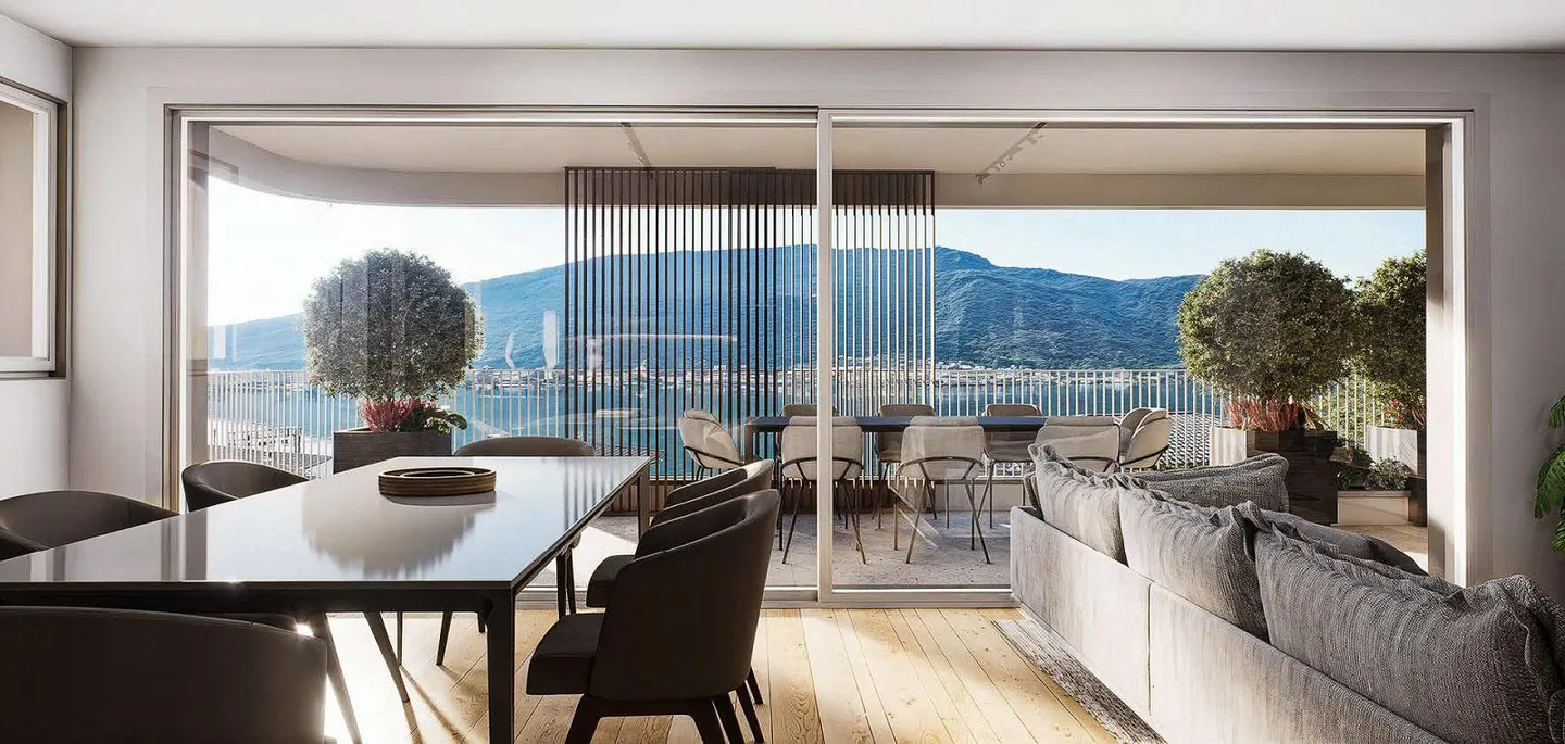 Prestigioso attico vista lago a Capolago - Foto 1 von 12