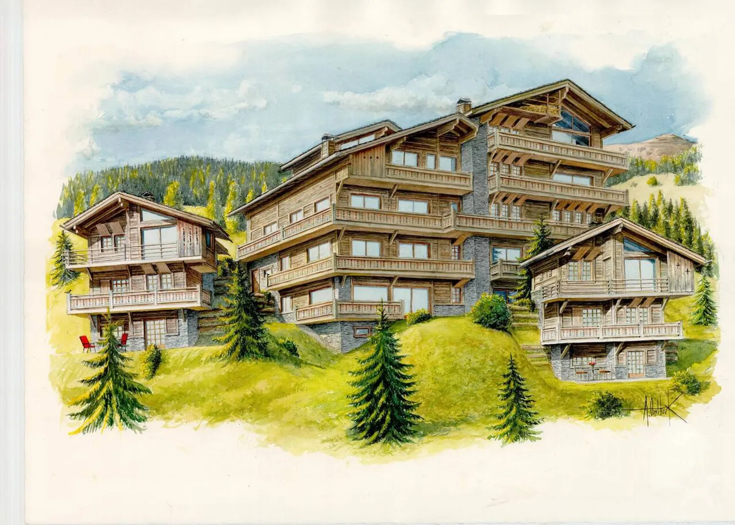 Appartamento di lusso vicino alle piste da sci disponibile per residenza secondaria senza obbligo di affitto - Foto 1 di 12