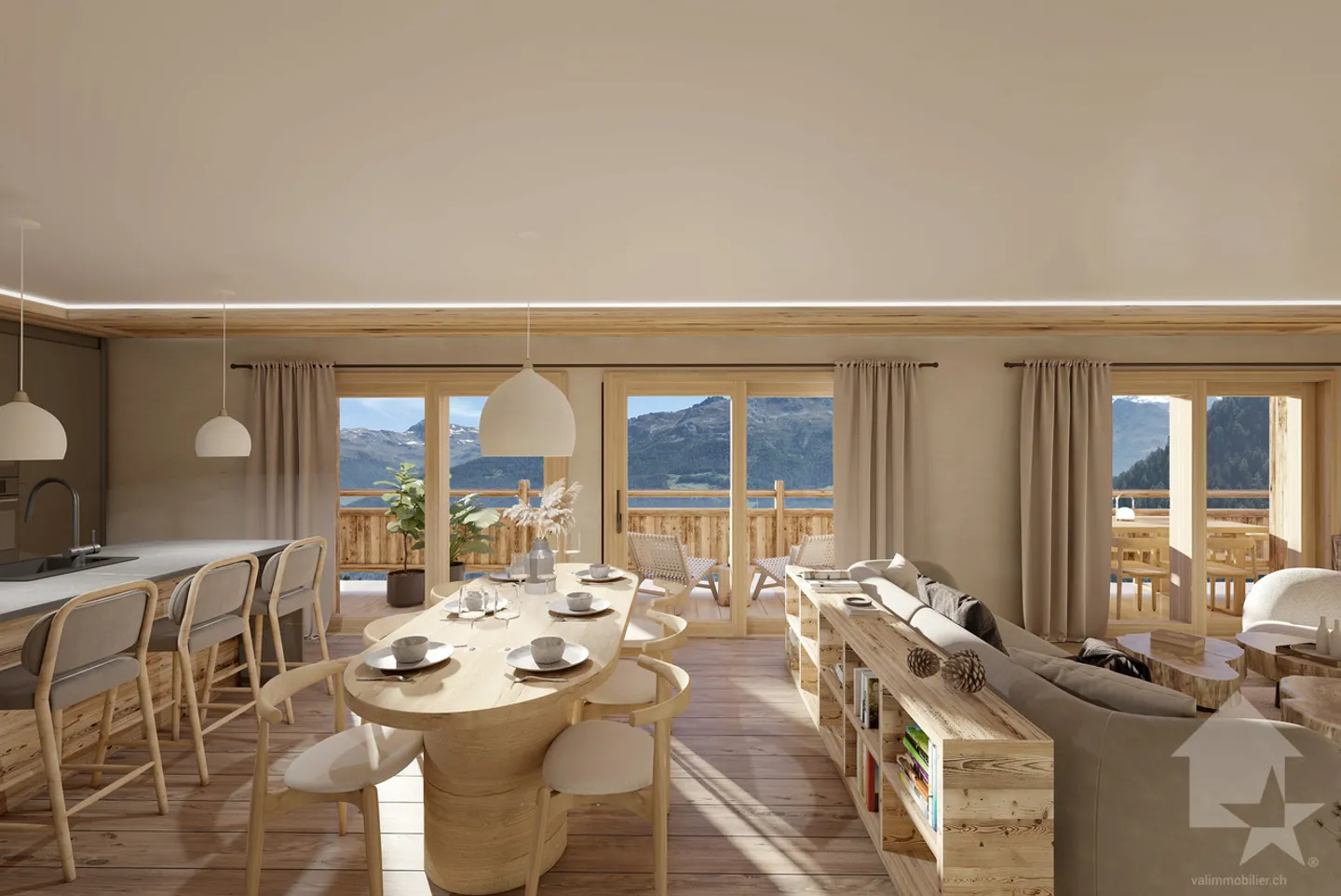 Appartamento di lusso vicino alle piste da sci disponibile per residenza secondaria senza obbligo di affitto - Foto 2 di 12