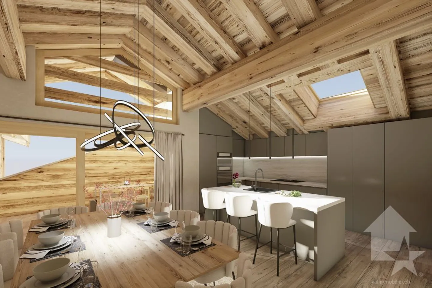 Appartamento di lusso vicino alle piste da sci disponibile per residenza secondaria senza obbligo di affitto - Foto 5 di 12