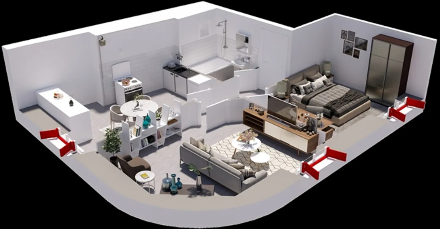 2.5 Rooms in a Small Condominium Near Amenities - Photo 3 of 5