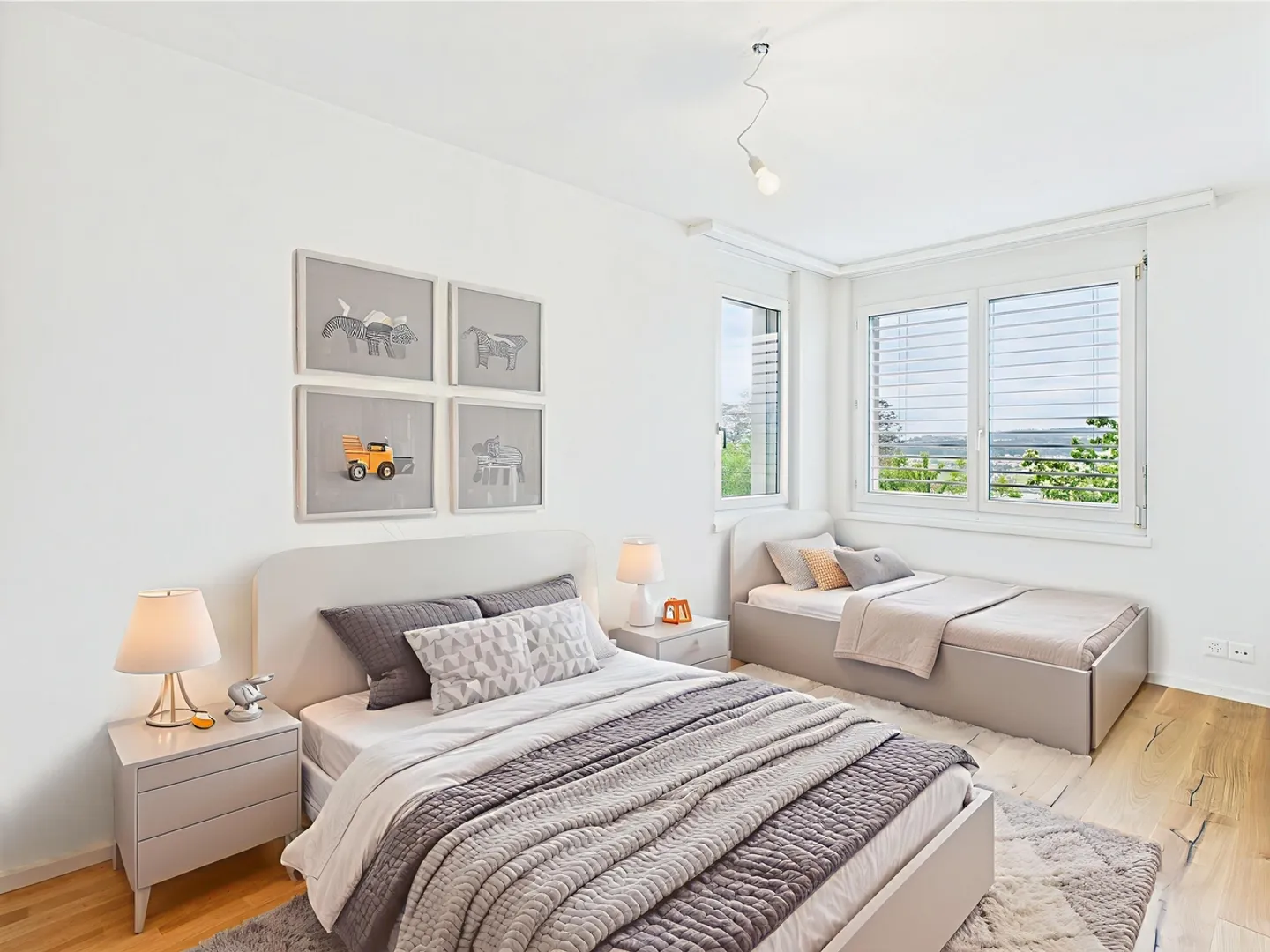 Appartamento giardino 5,5 locali appena ristrutturato con splendida vista sul lago in vendita. - Foto 7 di 13