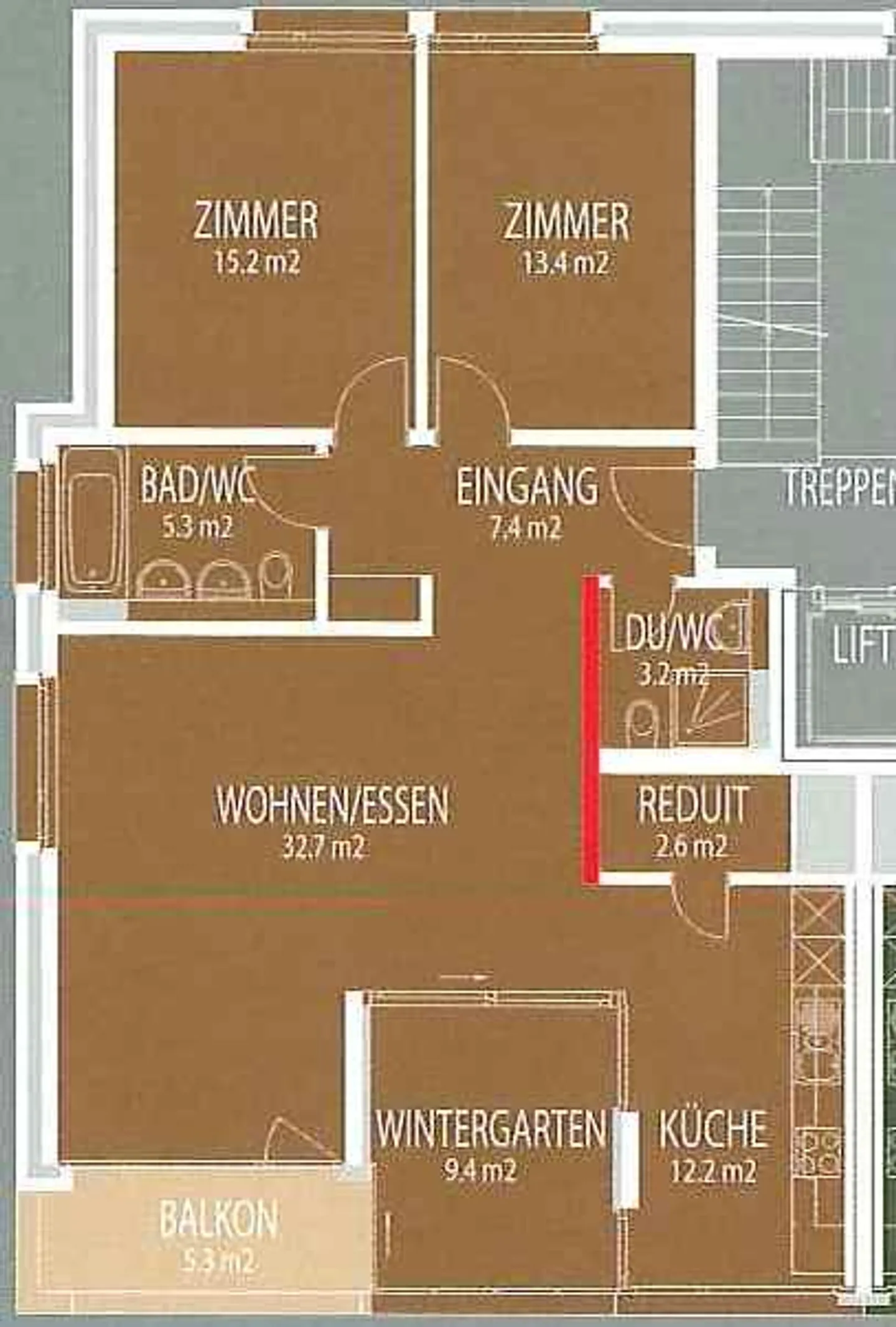 Helle Wohnung mit Wintergarten - Foto 9 von 9