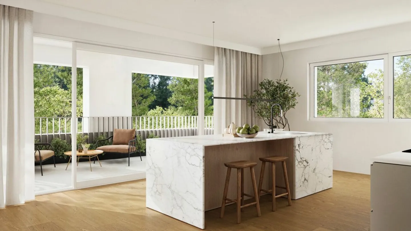 Duplex mit 3,5 Zimmern im 1. und 2. Stock (A.7) - Photo 2 of 6