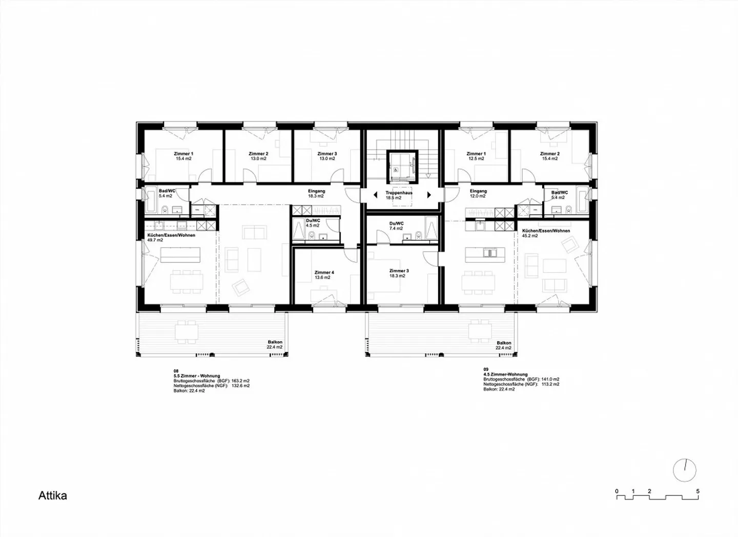 Vivre sainement dans un appartement au rez-de-chaussée de 5 1/2 pièces avec 150 m2 de pelouse privée pour jouer ou pour les fleurs - Photo 6 sur 6
