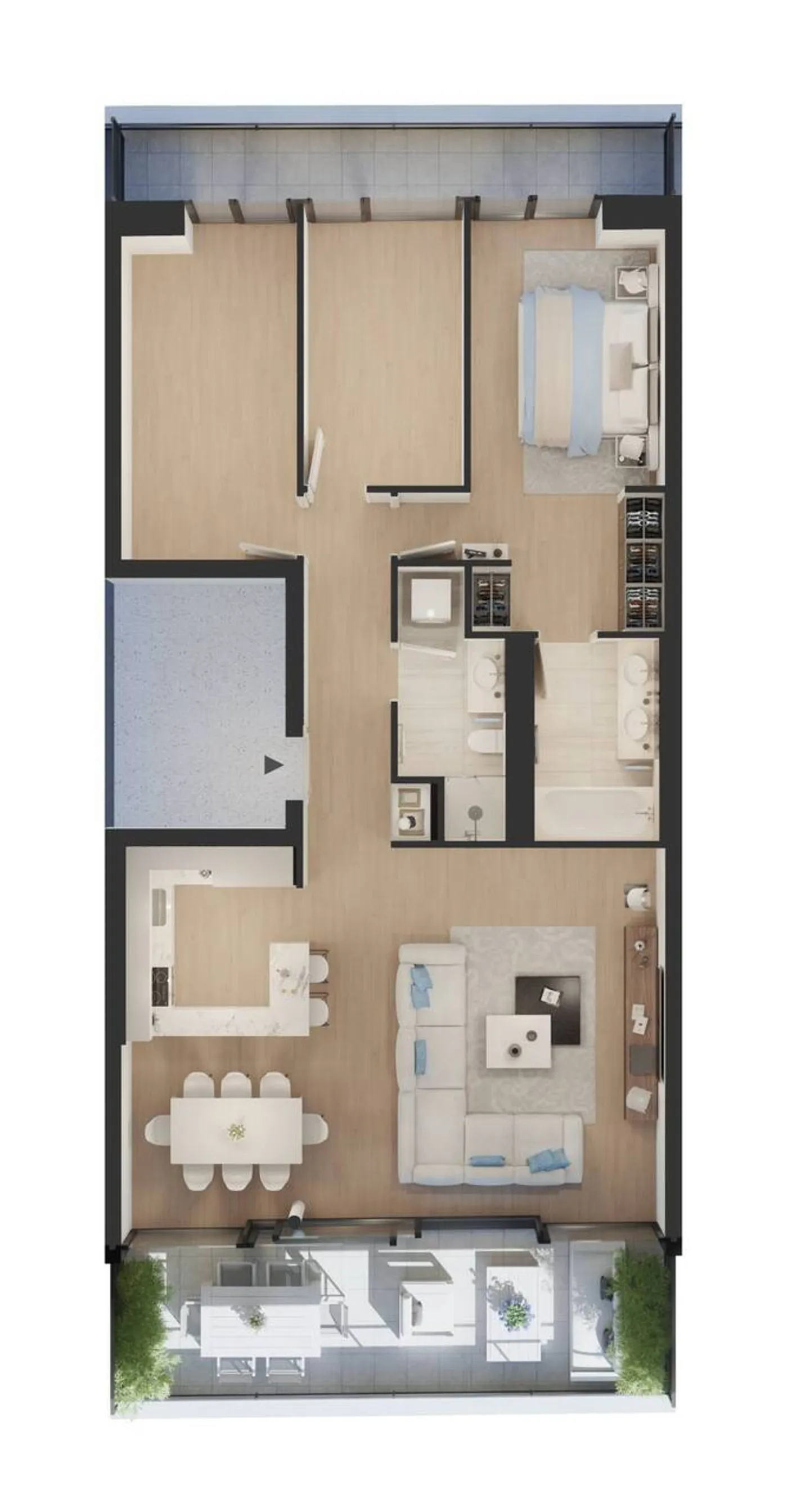 Appartamento lussuoso di 4,5 stanze con 2 balconi e vista panoramica sul lago - Foto 13 di 13