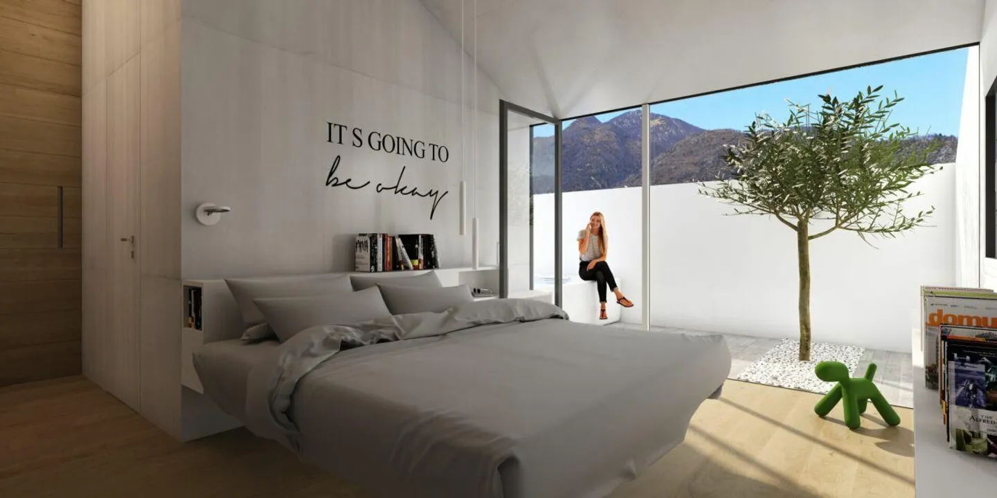 Elegant 4.5-room apartment with private garden, located in a quiet residential area in Losone - Photo 3 of 10