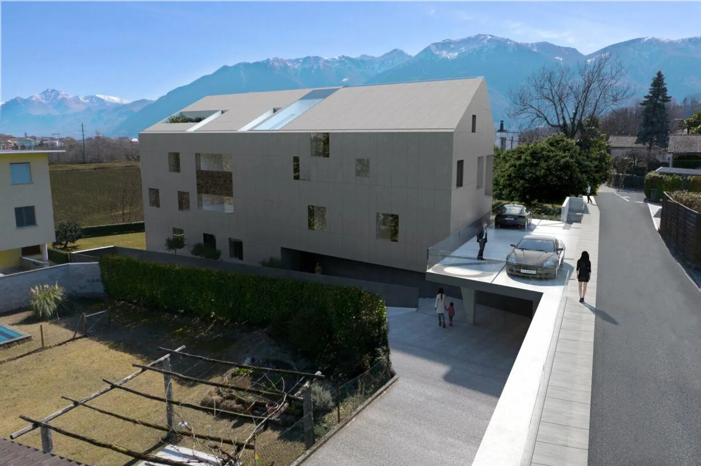 Elegant 4.5-room apartment with private garden, located in a quiet residential area in Losone - Photo 6 of 10