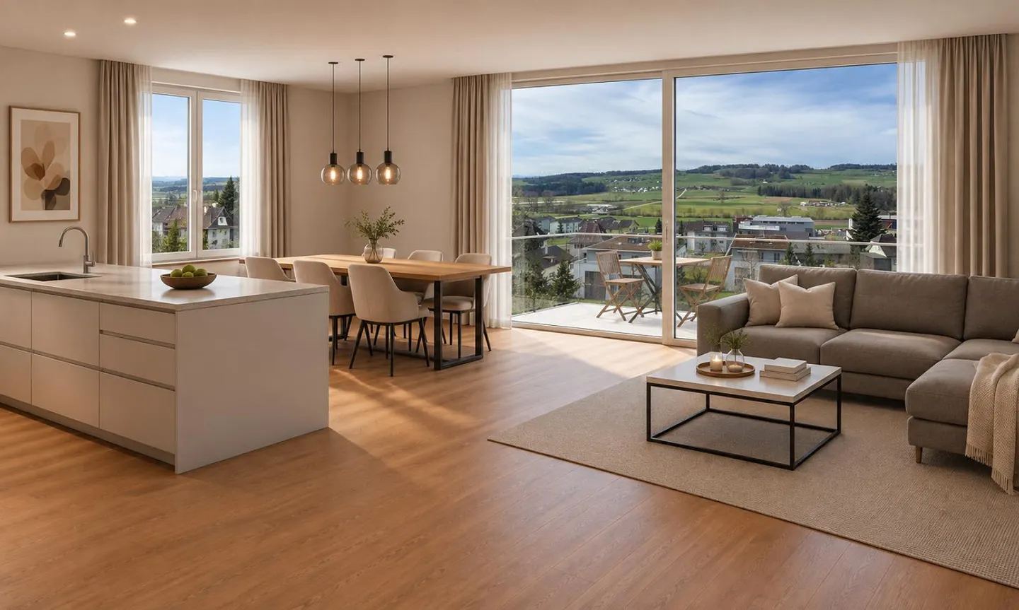 New 4 1/2 Room Apartments, Centrally Located - Photo 1 of 7