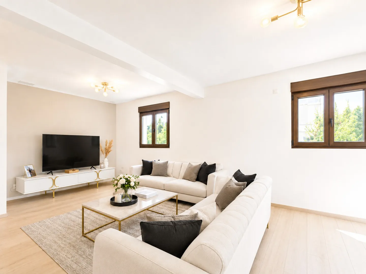 Jolie maison mitoyenne moderne de 4.5 pièces au coeur de St-Aubin - Foto 2 von 11