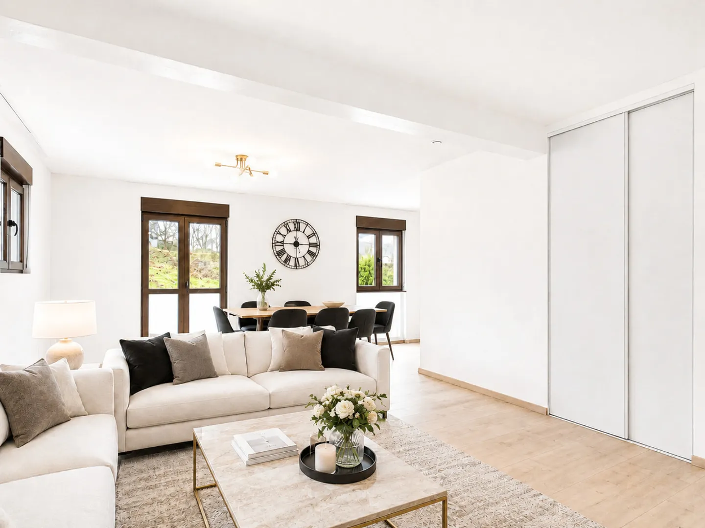 Jolie maison mitoyenne moderne de 4.5 pièces au coeur de St-Aubin - Foto 4 von 11