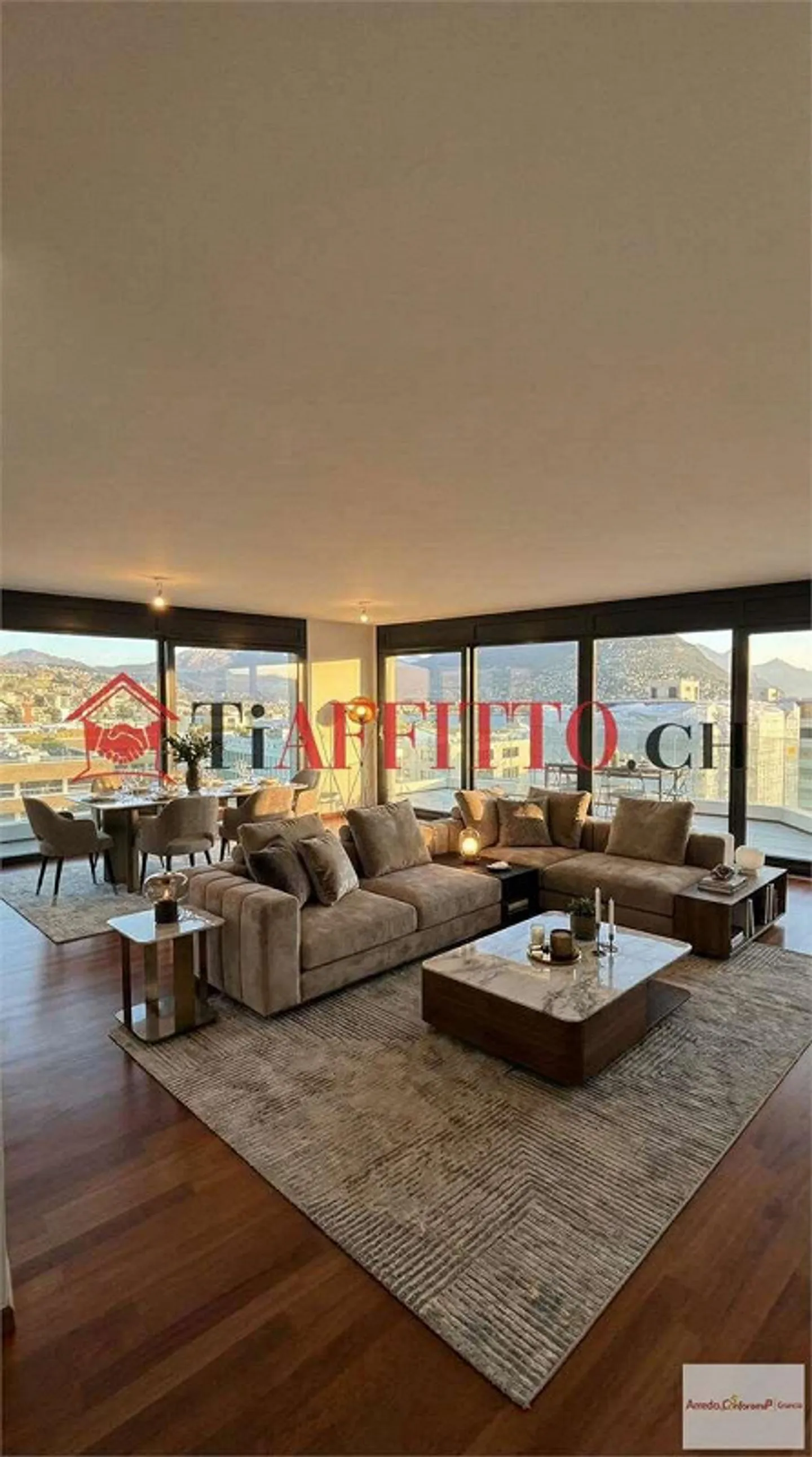 Luxury Penthouse with Terrace and Lake View in Paradiso - Photo 1 of 10