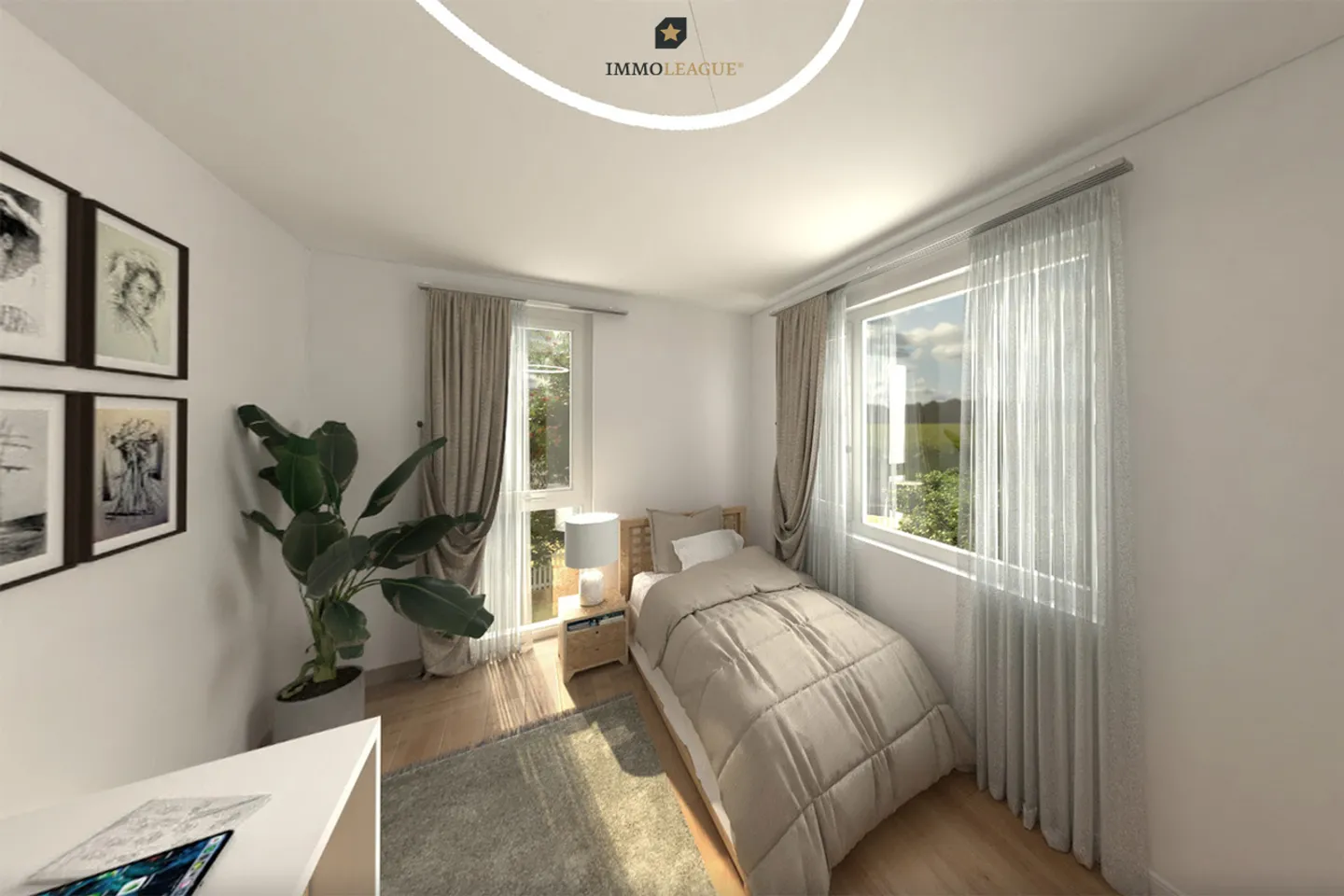 Appartements de jardin en maisonette moderne près du Rhin - Photo 4 sur 7