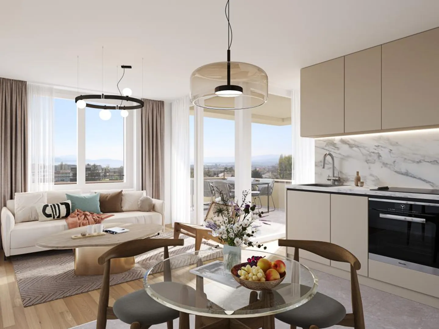 Superbe Appartement Attique avec Vue sur le Lac - Photo 3 sur 6