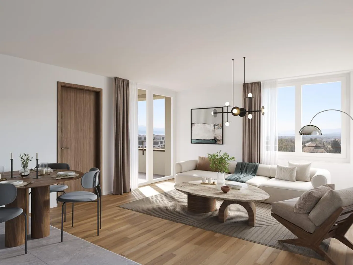 Superbe Appartement Attique avec Vue sur le Lac - Photo 5 sur 6