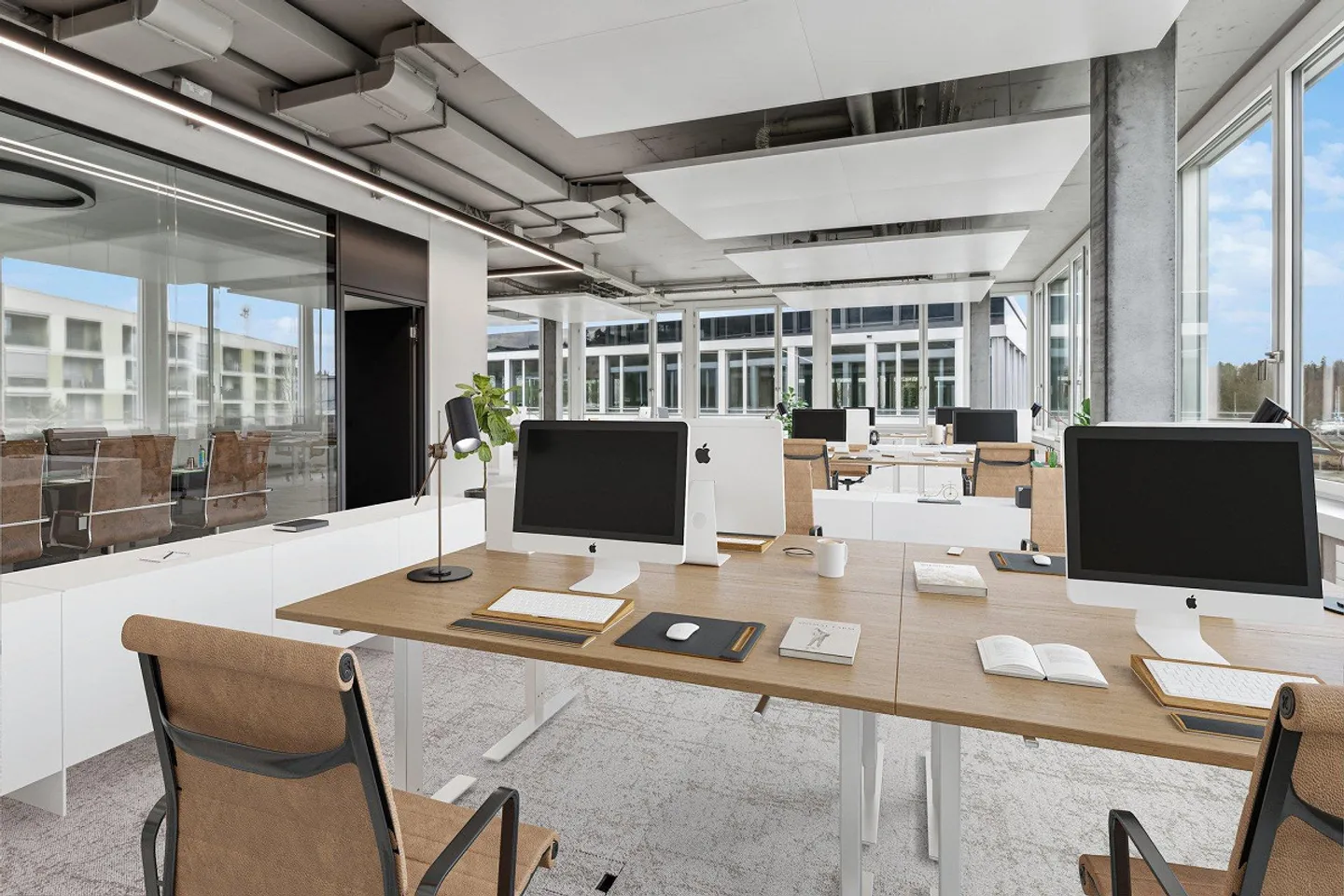 Uffici di prima classe con interni finiti - Affitta ora - Foto 7 di 10