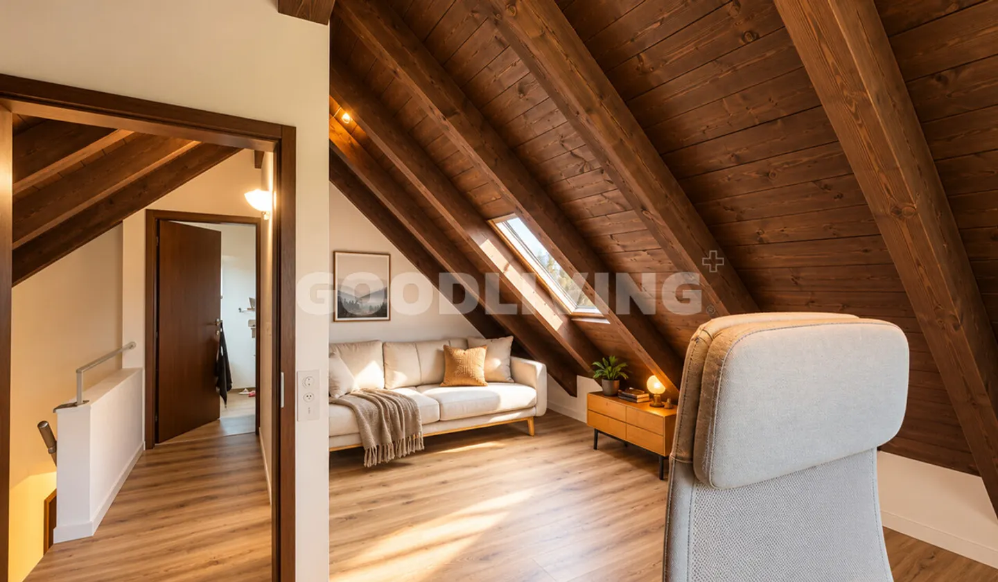 Charming Attic Maisonette in Witikon - Photo 3 of 4