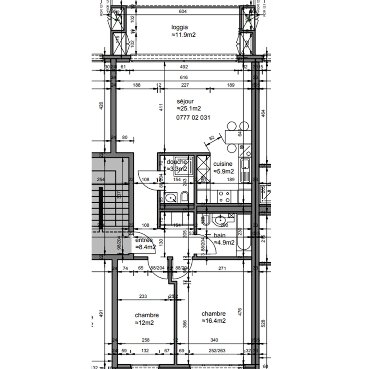 Wohnung, 3.5 Zimmer - Foto 1 von 1