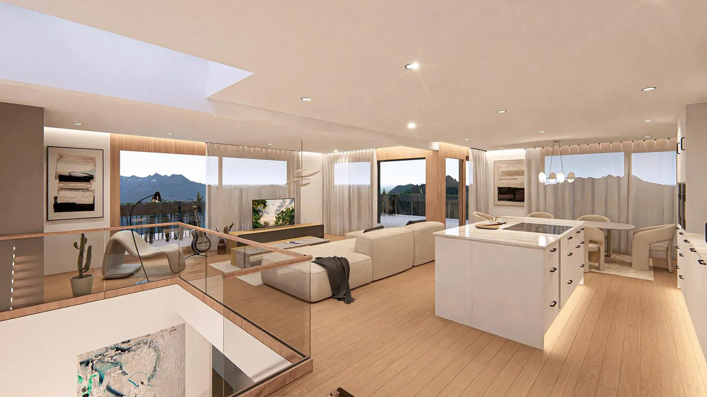 Appartamento duplex di 4,5 stanze con terrazza alpina a Riedholz (quartiere Niederwil) - Foto 5 di 15