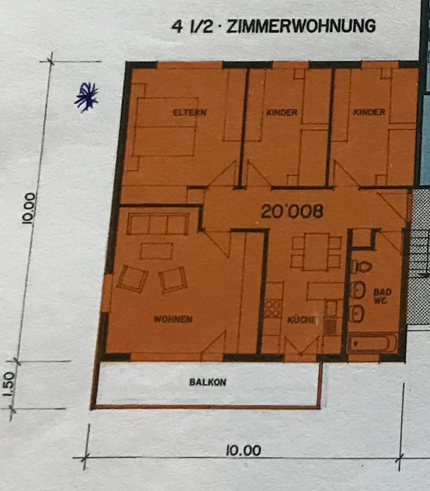 4.5 Room Apartment for Rent in Haag - Photo 17 of 17