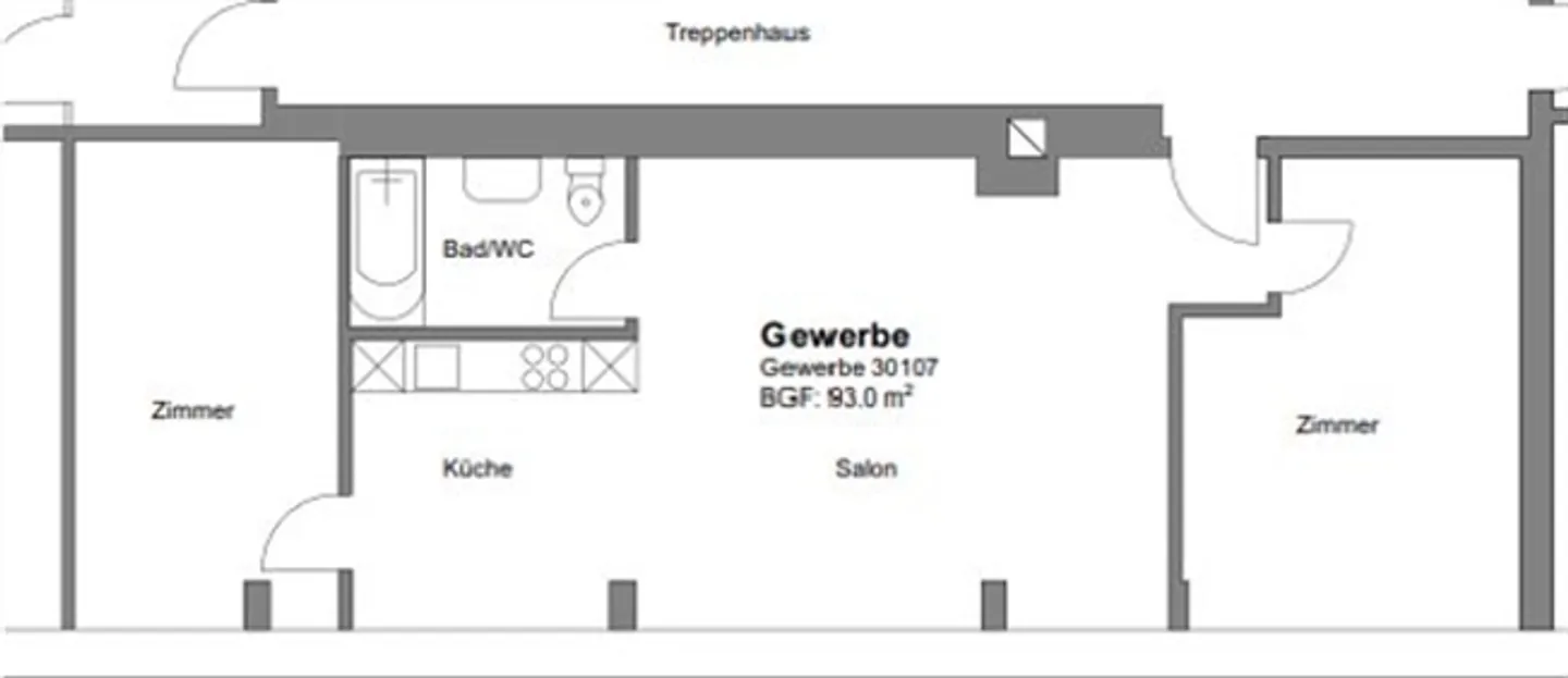 Spazio commerciale nel cuore di Rorschach - Foto 4 di 4