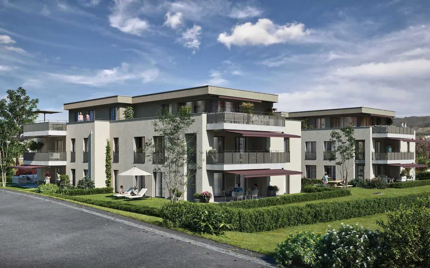 Attico lussuoso di 4,5 stanze con grande terrazza a Böttstein - Foto 3 di 13