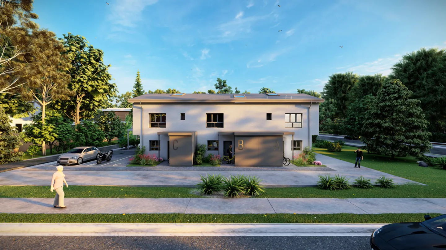 Neue Doppelhaushälfte in Presinge - Foto 1 von 4